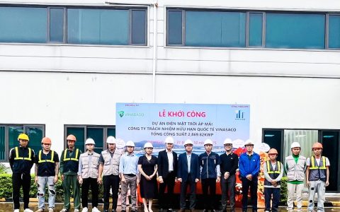 Dự án Điện mặt trời 2,869.82 kWp tại nhà máy Vinasaco Bắc Ninh